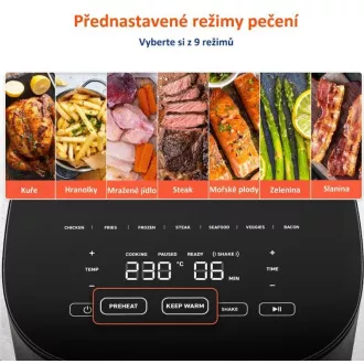 Cosori L501 PRO 4.7L – horkovzdušná fritéza + 5x špíz a gril. rošt Cosori L501 PRO 4.7L – horkovzdušná fritéza + 5x špíz a gril. rošt