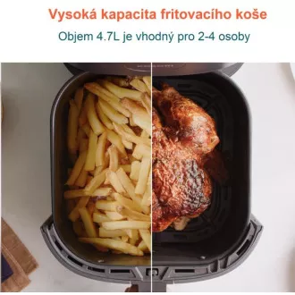 Cosori L501 PRO 4.7L – horkovzdušná fritéza + 5x špíz a gril. rošt Cosori L501 PRO 4.7L – horkovzdušná fritéza + 5x špíz a gril. rošt