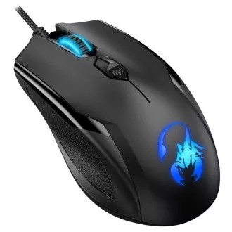GENIUS myš GX GAMING AMMOX X1 600, drátová, 3200 dpi, RGB podsvícení, USB, černá GENIUS myš GX GAMING AMMOX X1 600, drátová, 3200 dpi, RGB podsvícení, USB, černá