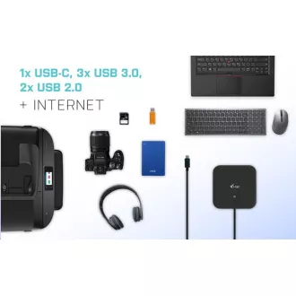 i-tec USB-C HDMI DP Docking Station, Power Delivery 100 W