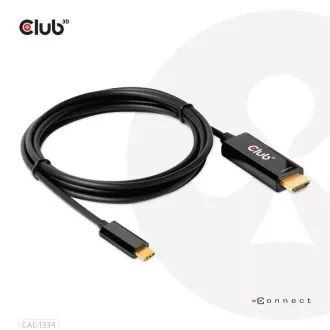 Club3D aktivní kabel HDMI na USB-C, 4K60Hz, 1.8m, M/M