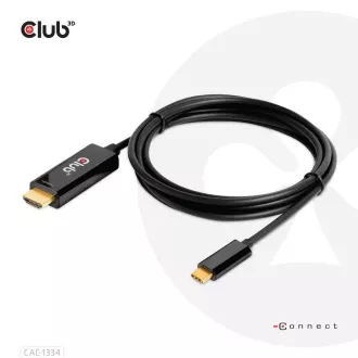 Club3D aktivní kabel HDMI na USB-C, 4K60Hz, 1.8m, M/M