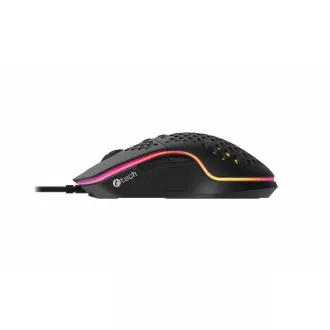 C-TECH herní myš Scarab, 7200 DPI, RGB podsvícení, USB