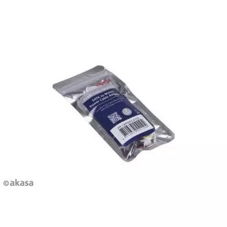 AKASA kabel SATA redukce napájení na 4pin Molex, 15cm, 2ks v balení