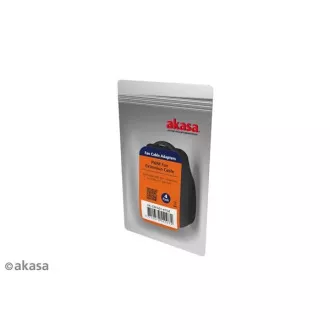 AKASA prodlužovací kabel k PWM ventilátoru, 30cm (4pin pro PWM, 3pin ventilátory), 4ks v balení