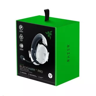 RAZER sluchátka Blackshark V2 Pro, bezdrátové, bílá