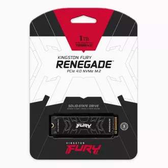Kingston FURY RENEGADE SSD 1TB (1000GB) M.2 2280 NVMe™ PCIe Gen 4 (R 7300MB/s; W 6000MB/s) Kingston FURY RENEGADE SSD 1TB (1000GB) M.2 2280 NVMe™ PCIe Gen 4 (R 7300MB/s; W 6000MB/s)