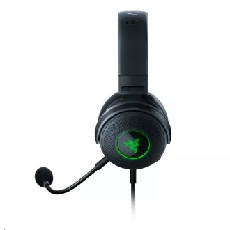 RAZER sluchátka Kraken V3 Hypersense, USB, černá