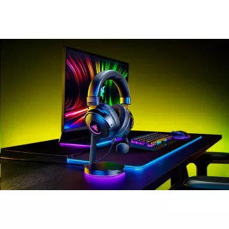 RAZER sluchátka Kraken V3 Hypersense, USB, černá