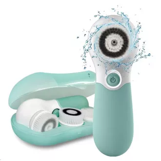 TOUCHBeauty 14838 Čisticí kartáč na pleť 3v1 zelený