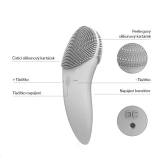 TOUCHBeauty 1788 Sonický čistič pleti růžový