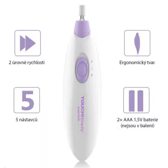 TOUCHBeauty 1039 Bruska na manikúru a pedikúru 5v1