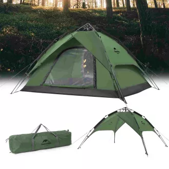 Naturehike rychlostavitelný automatický stan 4020g zelený - 4 osoby