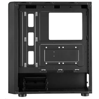 Cooler Master case Elite 500, ATX, 1x 120mm Fan, Černá