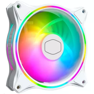 Cooler Master ventilátor MasterFan MF120 Halo 3in1 White, 3x120mm, ARGB, bílá