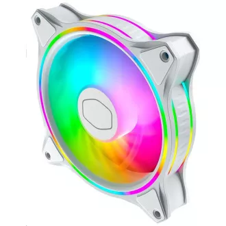 Cooler Master ventilátor MasterFan MF120 Halo 3in1 White, 3x120mm, ARGB, bílá