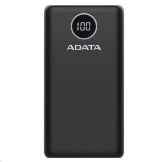 ADATA PowerBank P20000QCD - externí baterie pro mobil/tablet 20000mAh, 2, 1A, černá (74Wh) ADATA PowerBank P20000QCD - externí baterie pro mobil/tablet 20000mAh, 2, 1A, černá (74Wh)