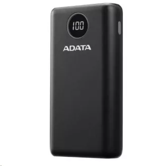 ADATA PowerBank P20000QCD - externí baterie pro mobil/tablet 20000mAh, 2, 1A, černá (74Wh) ADATA PowerBank P20000QCD - externí baterie pro mobil/tablet 20000mAh, 2, 1A, černá (74Wh)
