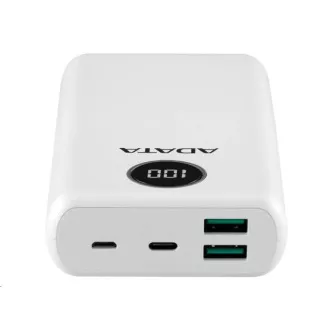 ADATA PowerBank P20000QCD - externí baterie pro mobil/tablet 20000mAh, 2, 1A, bílá (74Wh) ADATA PowerBank P20000QCD - externí baterie pro mobil/tablet 20000mAh, 2, 1A, bílá (74Wh)