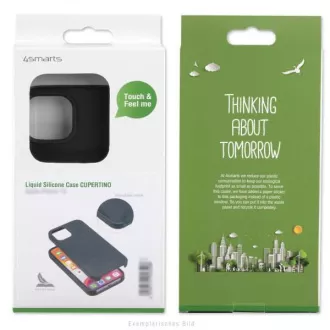 4smarts silikonový kryt CUPERTINO pro Apple iPhone 13 mini, černá 4smarts silikonový kryt CUPERTINO pro Apple iPhone 13 mini, černá