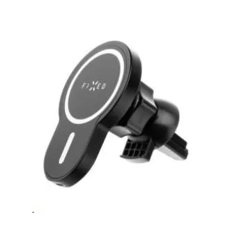 Fixed držák do auta MagClick s bezdrátovým nabíjením, 15W, USB-C, černá