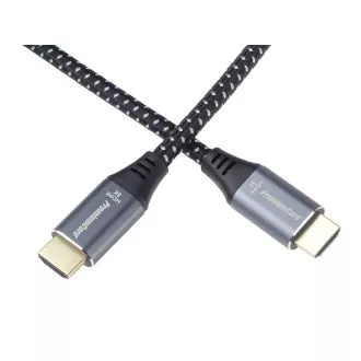 PREMIUMCORD Kabel HDMI 2.1 High Speed + Ethernet kabel 8K@60Hz, zlacené konektory, 2m