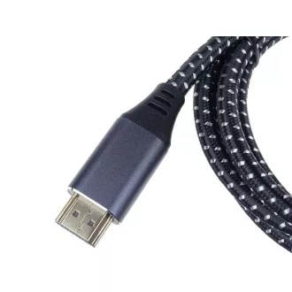 PREMIUMCORD Kabel HDMI 2.1 High Speed + Ethernet kabel 8K@60Hz, zlacené konektory, 3m