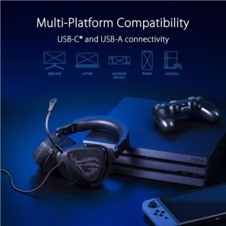 ASUS sluchátka ROG DELTA S ANIMATE, Gaming Headset, černá