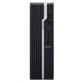ACER PC EDU Veriton VX2680G - i3-10105, 4GB, 256GB, USB KB+myš, Wifi+BT, W10P, 2y CI EDU, Černá