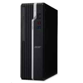ACER PC EDU Veriton VX2680G - i3-10105, 4GB, 256GB, USB KB+myš, Wifi+BT, W10P, 2y CI EDU, Černá