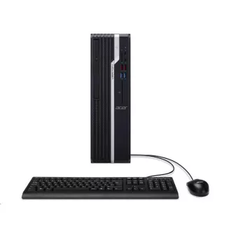 ACER PC EDU Veriton VX2680G - i3-10105, 4GB, 256GB, USB KB+myš, Wifi+BT, W10P, 2y CI EDU, Černá