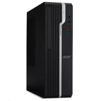 ACER PC EDU Veriton VX2680G - i5-11400, 8GB, 256GB, USB KB+myš, Wifi+BT, W10P, 2y CI EDU, Černá