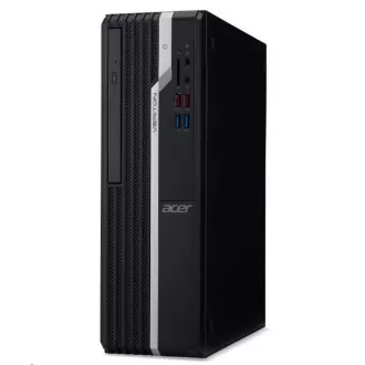ACER PC EDU Veriton VX2680G - i5-11400, 8GB, 256GB, USB KB+myš, Wifi+BT, W10P, 2y CI EDU, Černá