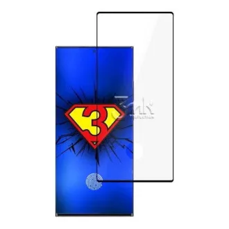 3mk tvrzené sklo HardGlass MAX pro Samsung Galaxy S22 Ultra (SM-S908), černá