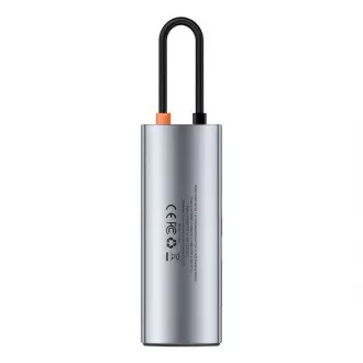 Baseus Metal Gleam Series 7v1 HUB Type-C (USB-C PD 100W, USB-C, 2* USB 3.0, HDMI, SD TF port) šedá Baseus Metal Gleam Series 7v1 HUB Type-C (USB-C PD 100W, USB-C, 2* USB 3.0, HDMI, SD TF port) šedá