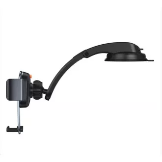 Baseus Easy Control Clamp držák do automobilu s ramenem SET černá Baseus Easy Control Clamp držák do automobilu s ramenem SET černá