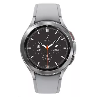 Samsung Galaxy Watch 4 Classic (46 mm), LTE, stříbrná