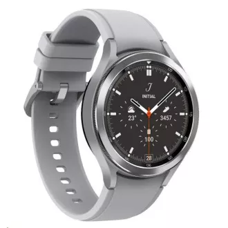 Samsung Galaxy Watch 4 Classic (46 mm), LTE, stříbrná
