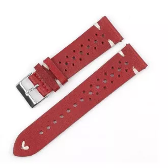 RhinoTech univerzální řemínek Genuine Leather Quick Release 18mm, červená RhinoTech univerzální řemínek Genuine Leather Quick Release 18mm, červená