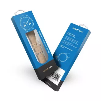 RhinoTech univerzální řemínek Genuine Suede Leather Quick Release 22mm béžový RhinoTech univerzální řemínek Genuine Suede Leather Quick Release 22mm béžový