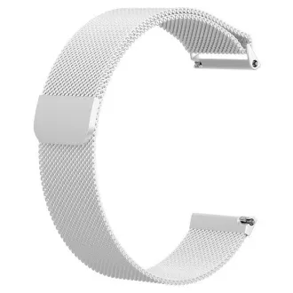 RhinoTech univerzální řemínek milánský tah Quick Release 22mm stříbrný