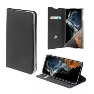 4smarts flipové pouzdro URBAN Lite pro Samsung Galaxy S22 Ultra, černá