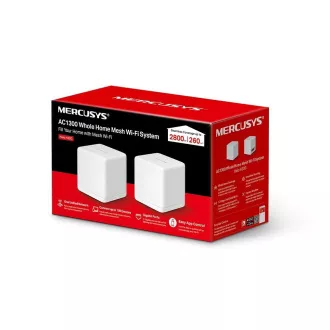 MERCUSYS Halo H30G(2-pack) Aginet WiFi5 Mesh (AC1300, 2, 4GHz/5GHz, 2xGbELAN/WAN)