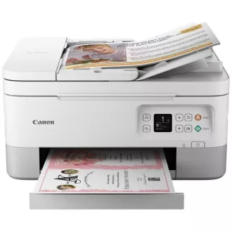 Canon PIXMA Tiskárna TS7451A white - barevná, MF (tisk, kopírka, sken, cloud), duplex, USB, Wi-Fi, Bluetooth