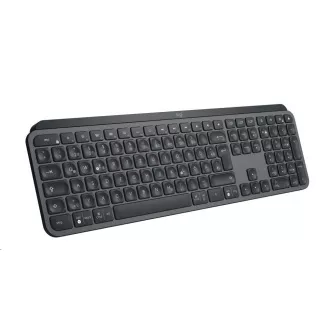 Logitech klávesnice MX Keys, GRAPHITE, bezdrátová klávesnice, CZ