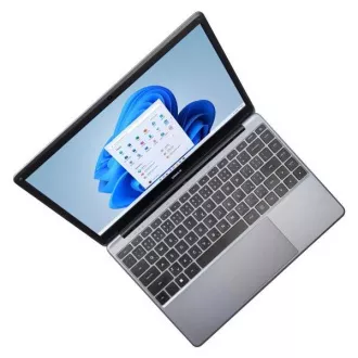 UMAX NTB VisionBook 14Wj - 14, 1" IPS FHD 1920x1080, Celeron N4500@1, 1 GHz, 4GB, 128GB, Intel UHD, W11P, Šedá