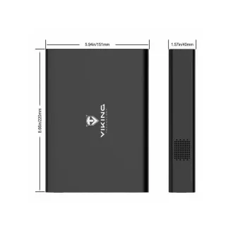 Viking powerbanka NF130W s výstupem 220 V, 64000 mAh, černá Viking powerbanka NF130W s výstupem 220 V, 64000 mAh, černá