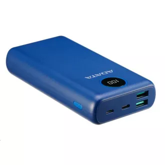 ADATA PowerBank P20000QCD - externí baterie pro mobil/tablet 20000mAh, 2, 1A, modrá (74Wh) ADATA PowerBank P20000QCD - externí baterie pro mobil/tablet 20000mAh, 2, 1A, modrá (74Wh)