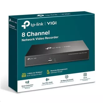 TP-Link VIGI NVR1016H, videorekordér, 16 channels, 1x100Mb/s LAN, 1xVGA, 2xUSB2.0, 1xHDMI