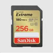 SanDisk SDXC karta 256GB Extreme (190 MB/s Class 10, UHS-I U3 V30) - Rozbalené